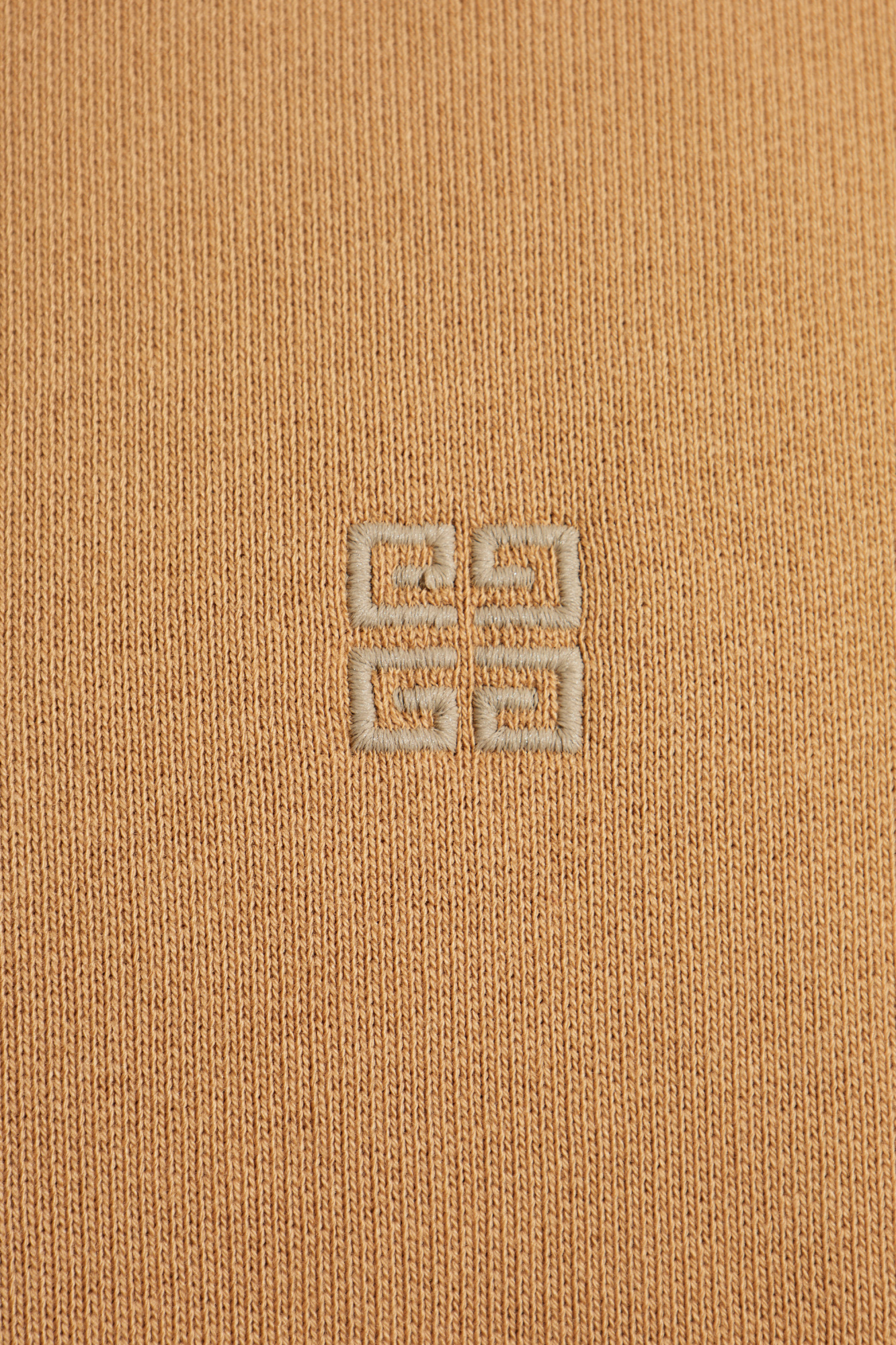 Givenchy Logo-embroidered Polo Sweatshirt In Nude