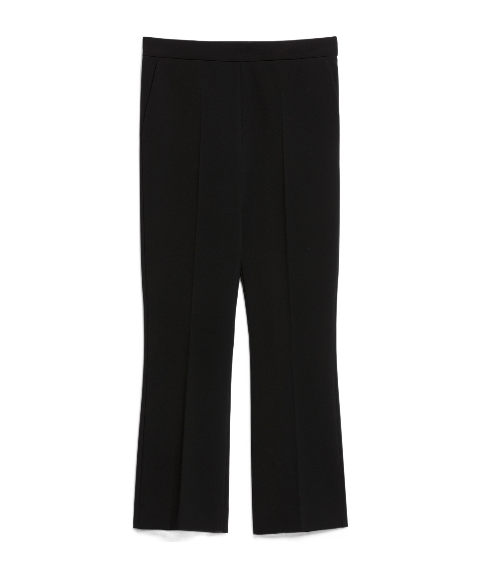 Max Mara Okra Long Trouser Black In Black