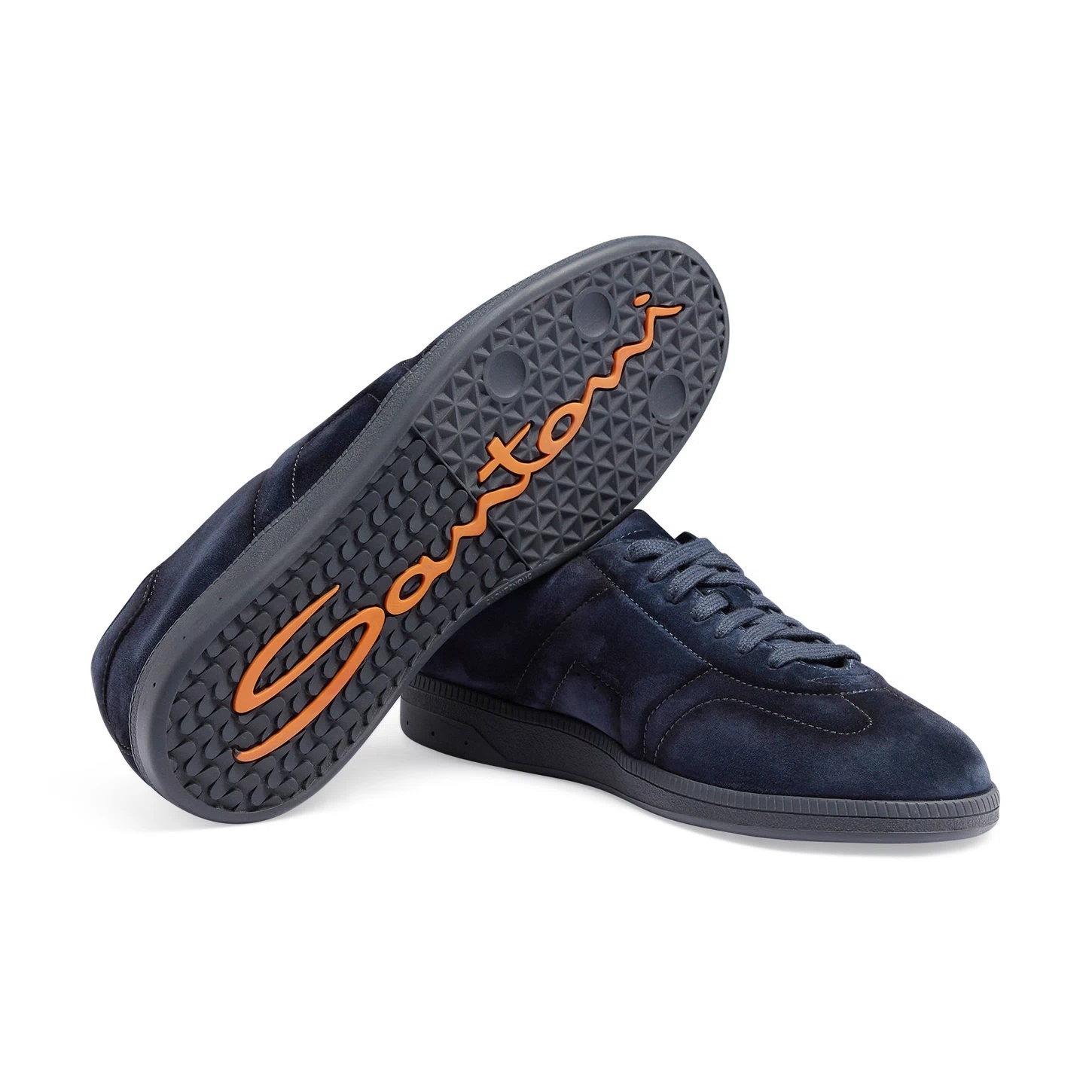 Santoni Dbs Oly Low-top Sneakers In Blue