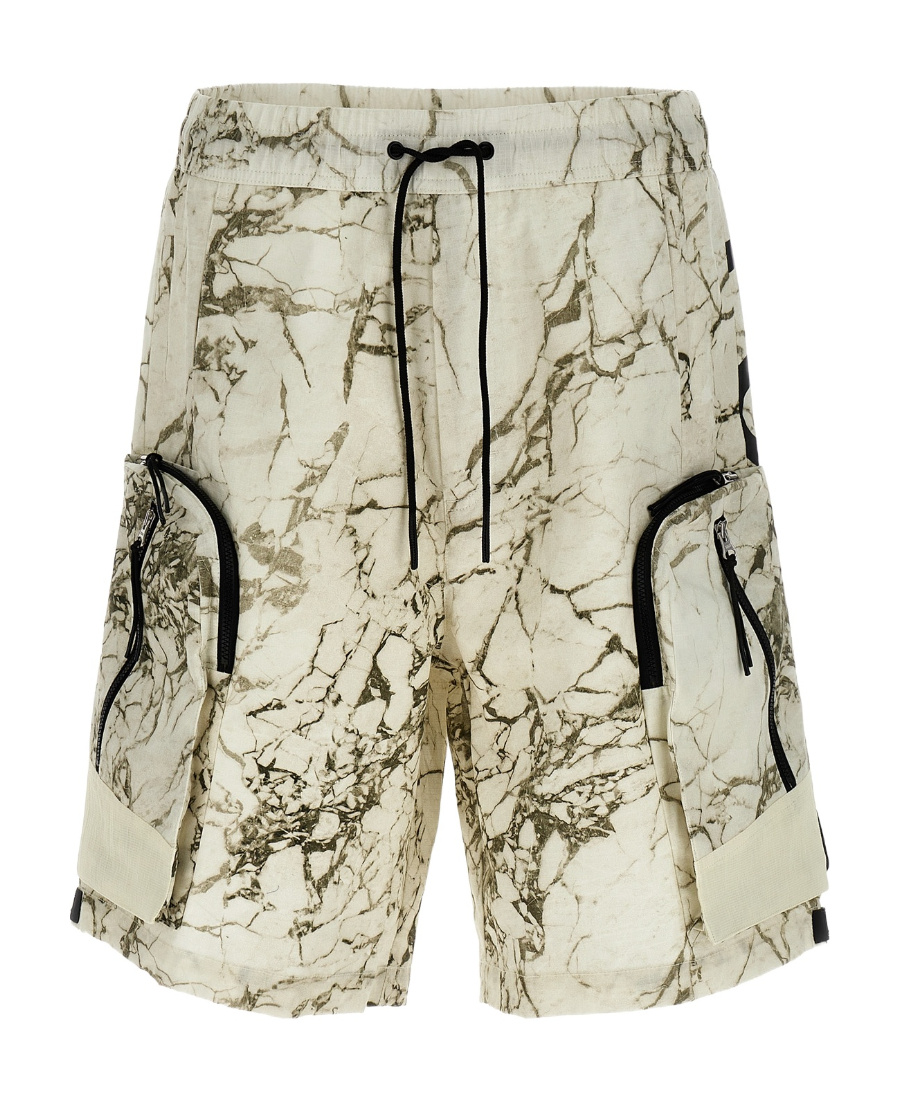 A-cold-wall* Off-white Overset Tech Shorts In Nude
