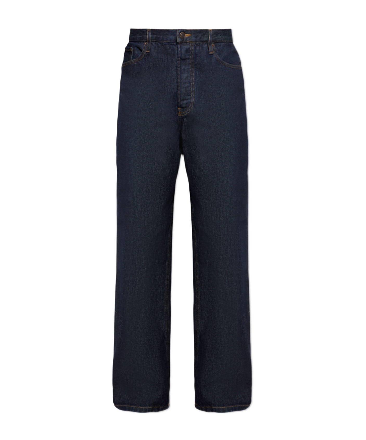Dries Van Noten Belt-loop Jeans In Black