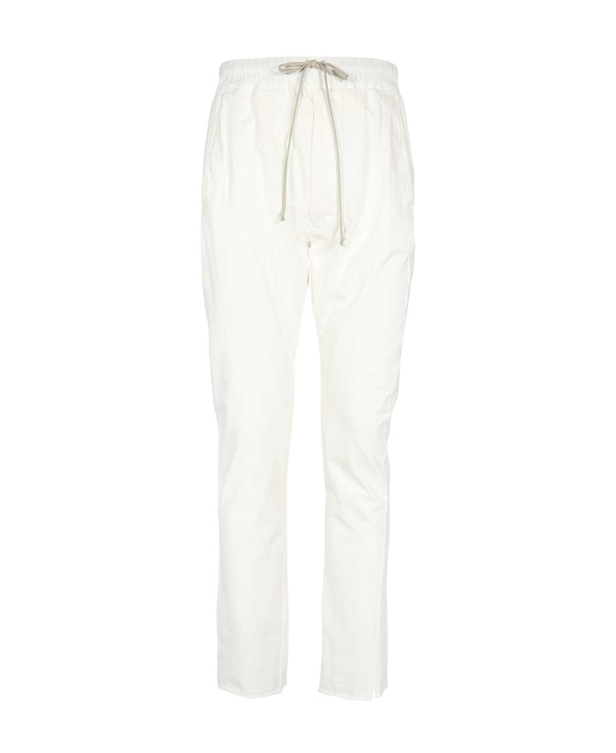 Rick Owens Drkshdw Elastic Casual Trousers In White