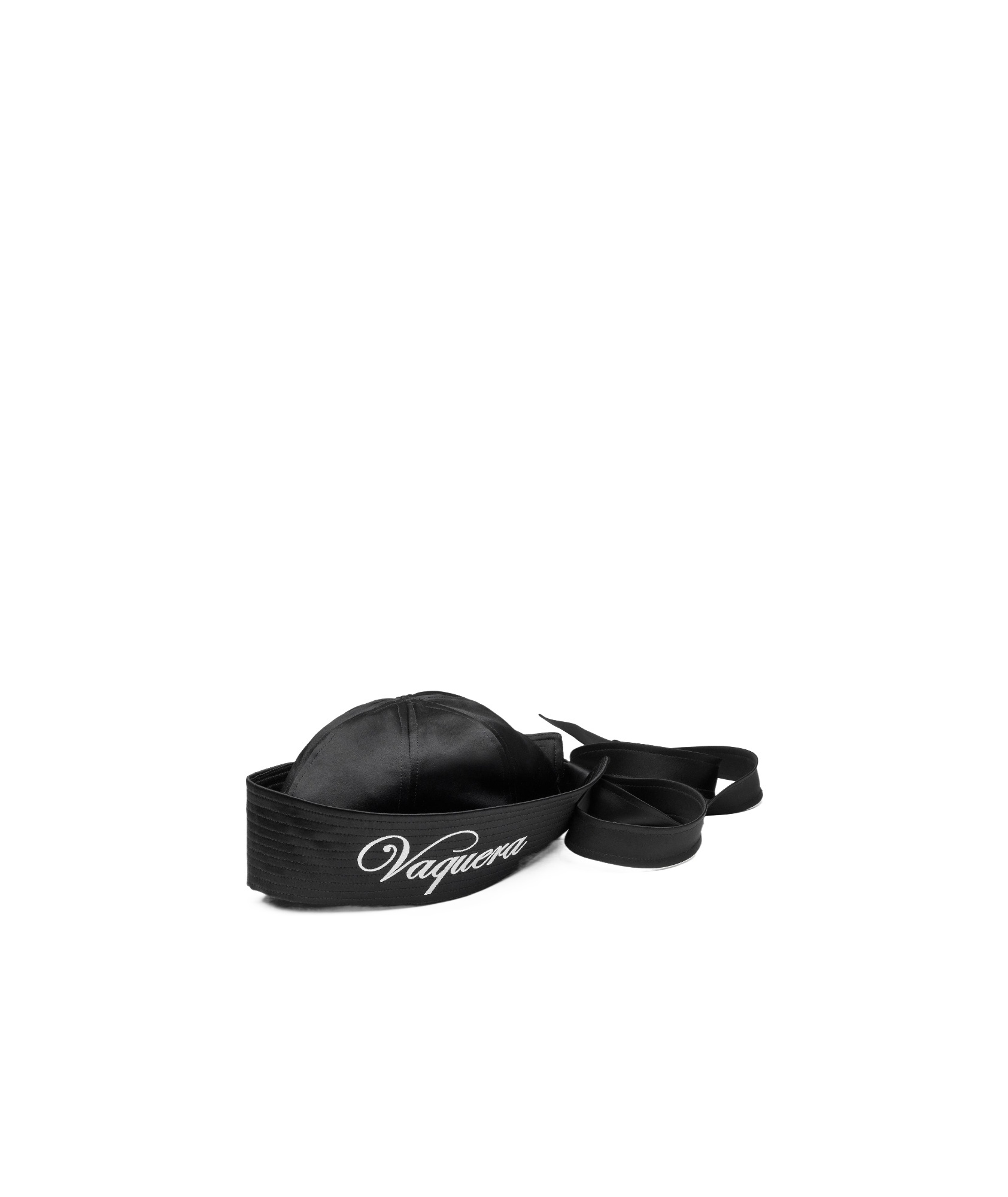 Vaquera Logo-embroidered Hat In Black