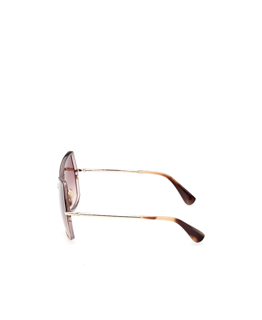 Max Mara Logo Sunglasses In Brown
