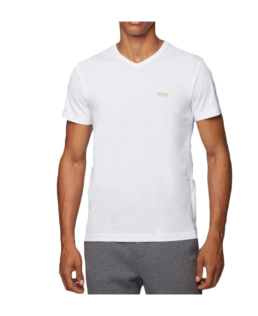 Hugo Boss X Matteo Berrettini Slim Fit Crewneck T-shirt In White