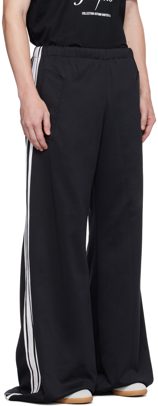 Egonlab Striped Sweatpants In Black