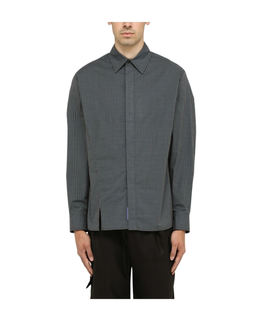 Ader Error Long-sleeved Shirt In Black