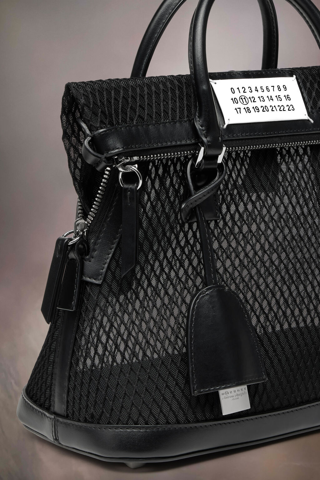 Maison Margiela Mini 5ac Classique Tote Bag In Black