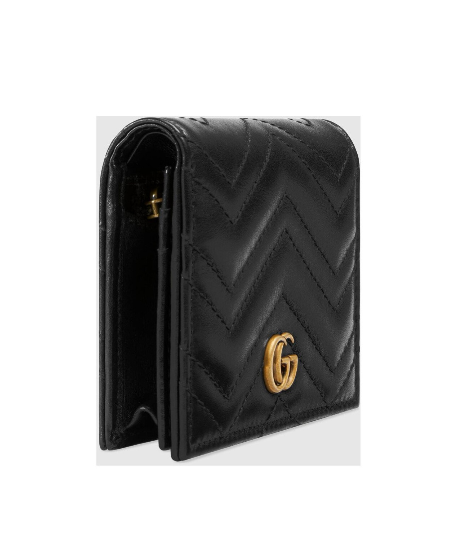 Gucci Gg Marmont Small Wallet In Black