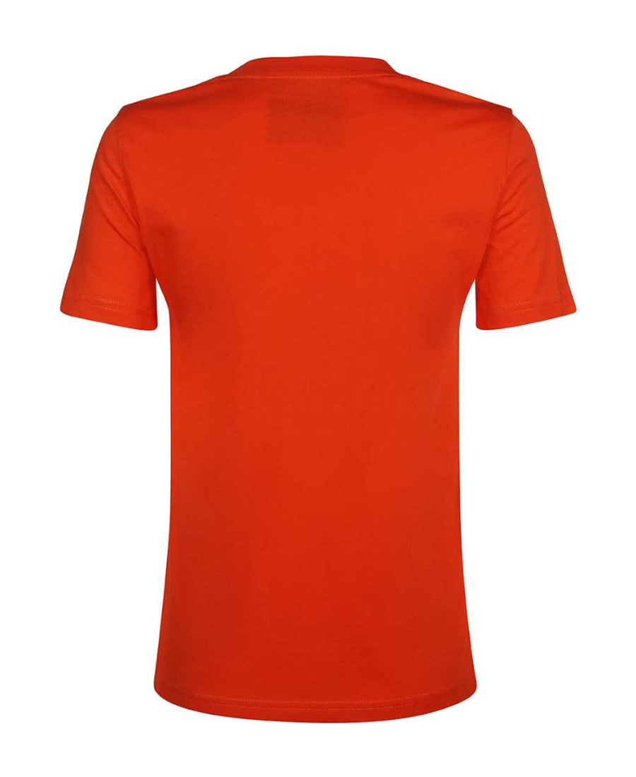 Moschino Item O-neck Short-sleeved T-shirt In Red