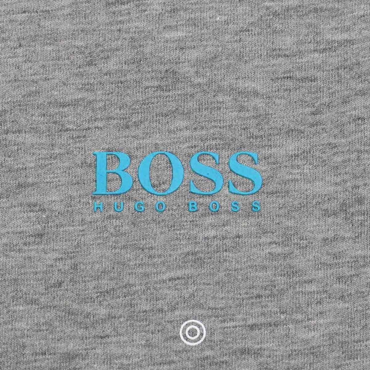 Hugo Boss Logo Details T-shirt In Gray