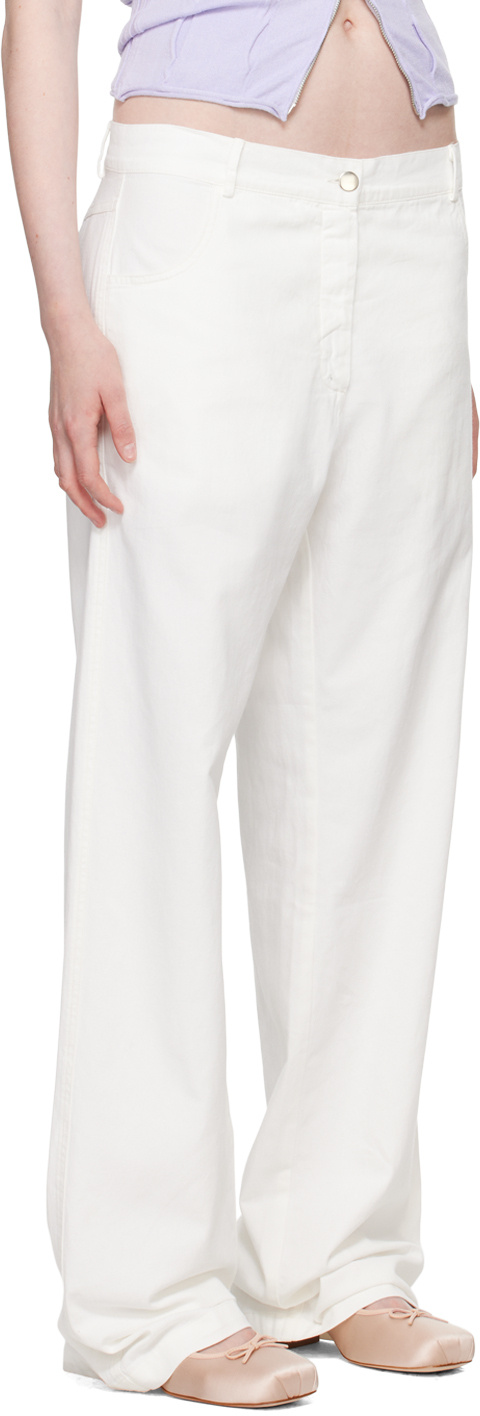 Gimaguas White Alex Trousers In White