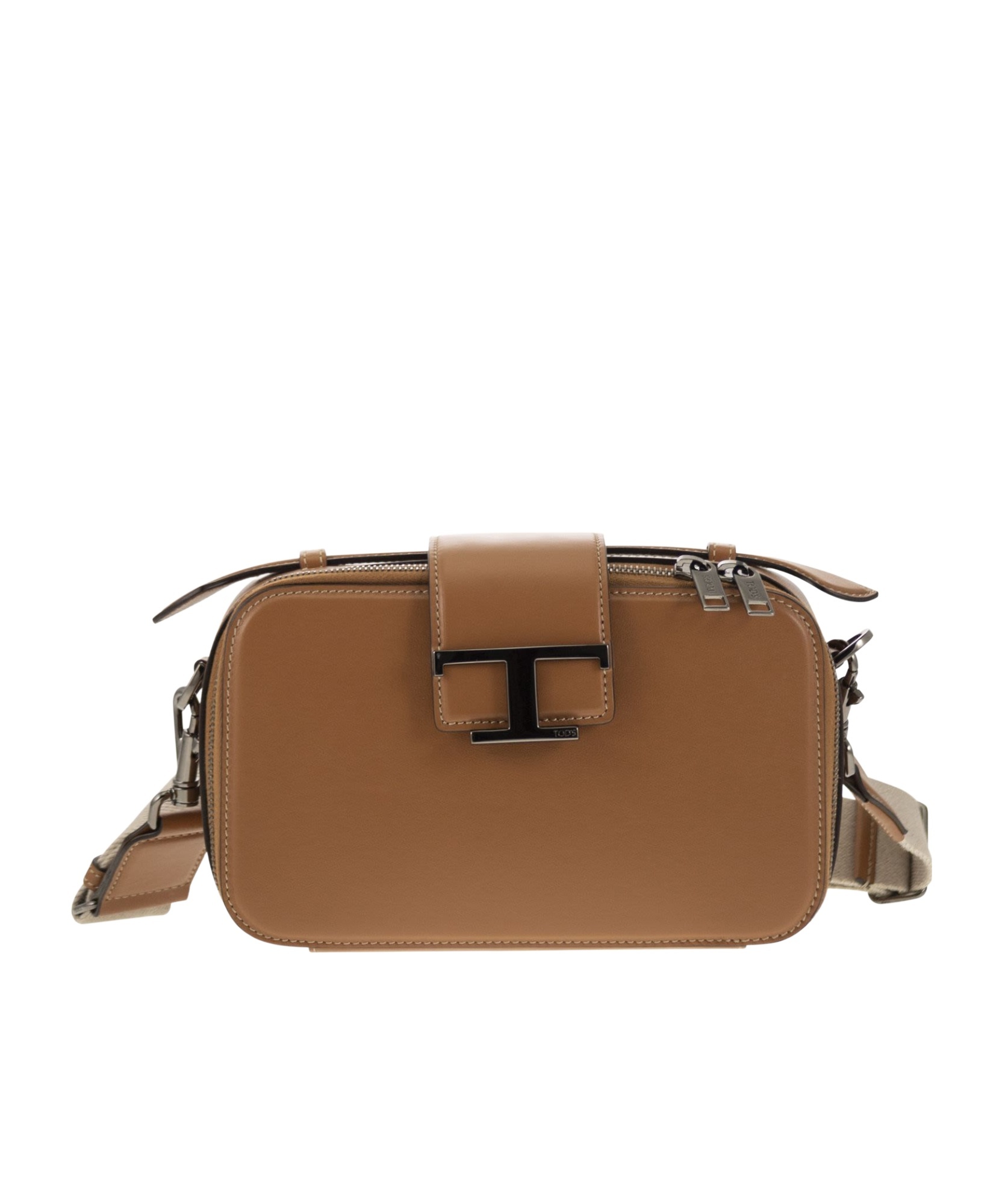 Tod's T Timeless Shoulder Bag In Brown