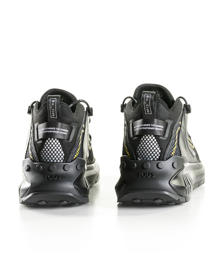 Tod's Low-top Mesh Sneakers In Black