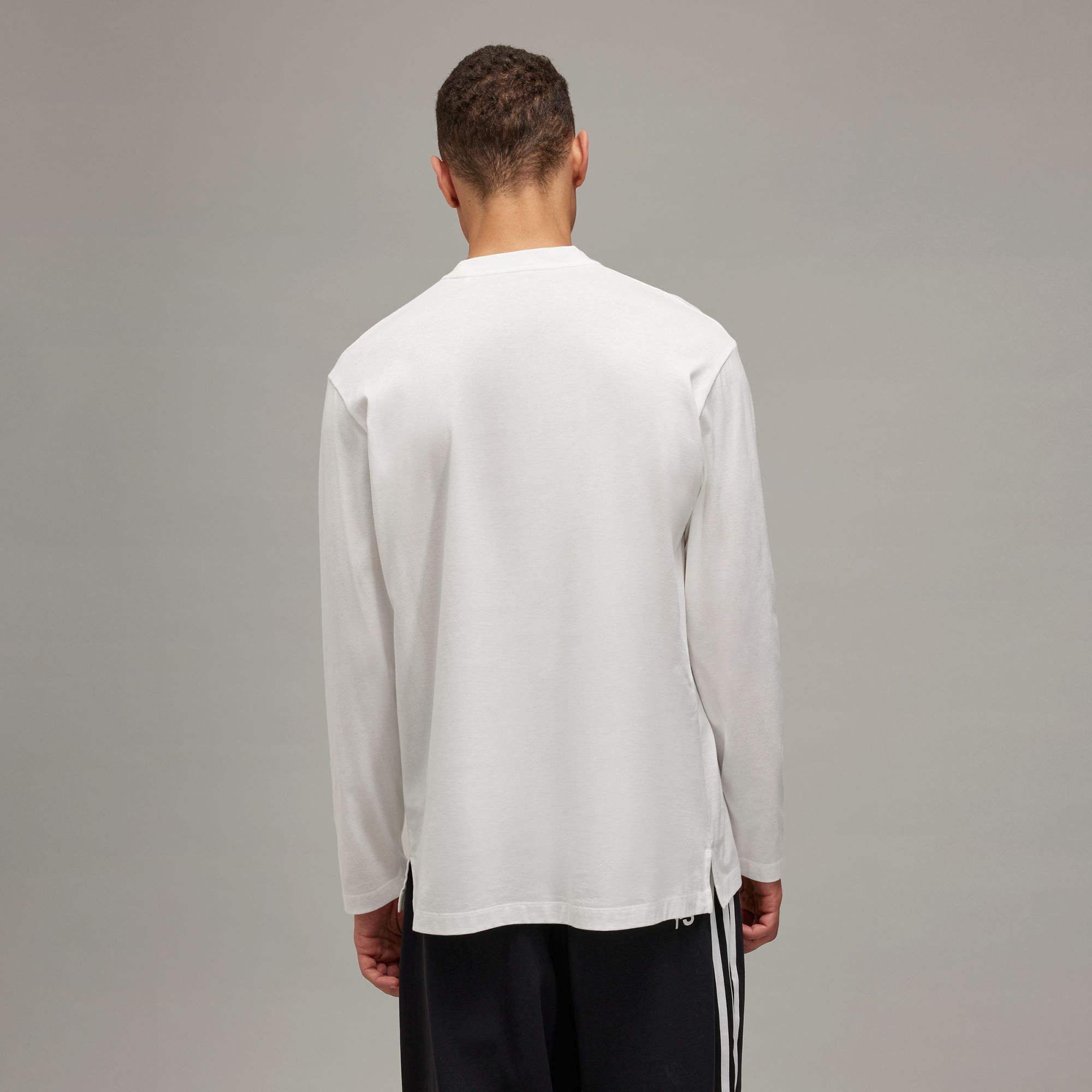 Y-3 Long-sleeved T-shirt In White