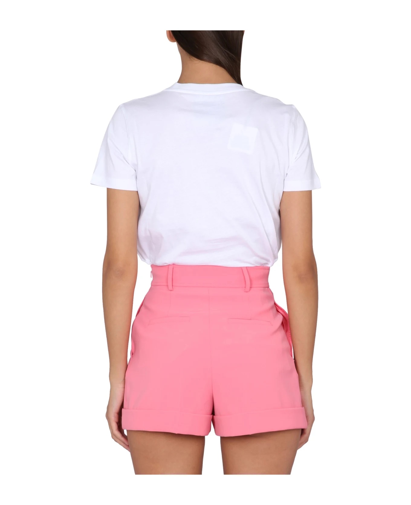 Moschino Teddy Bear Motif T-shirt In White