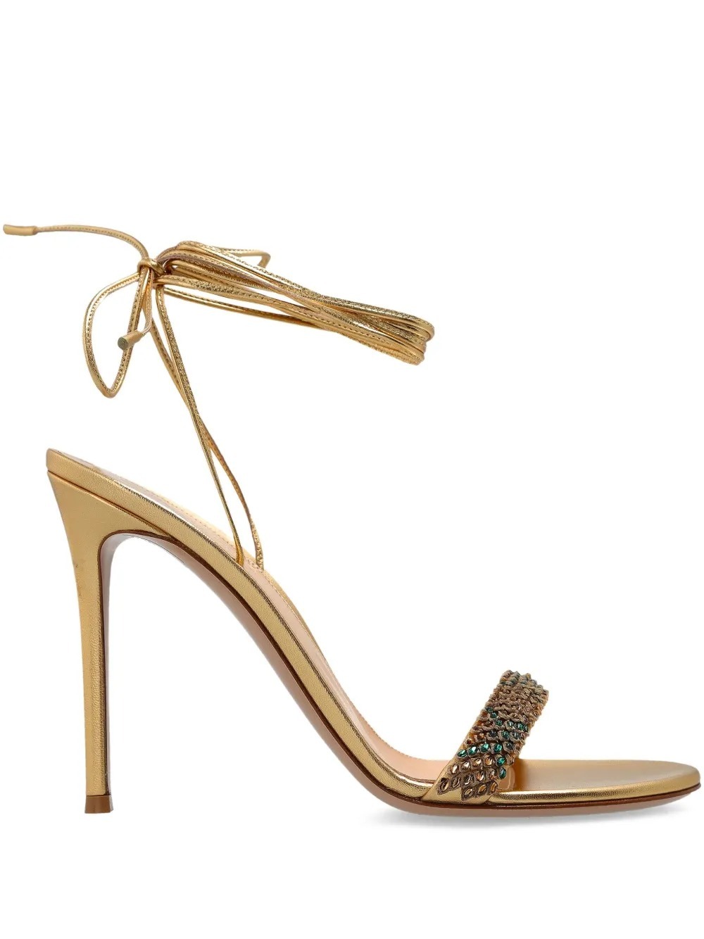 Gianvito Rossi 105 Ankle-strap Heeled Sandals In Multi