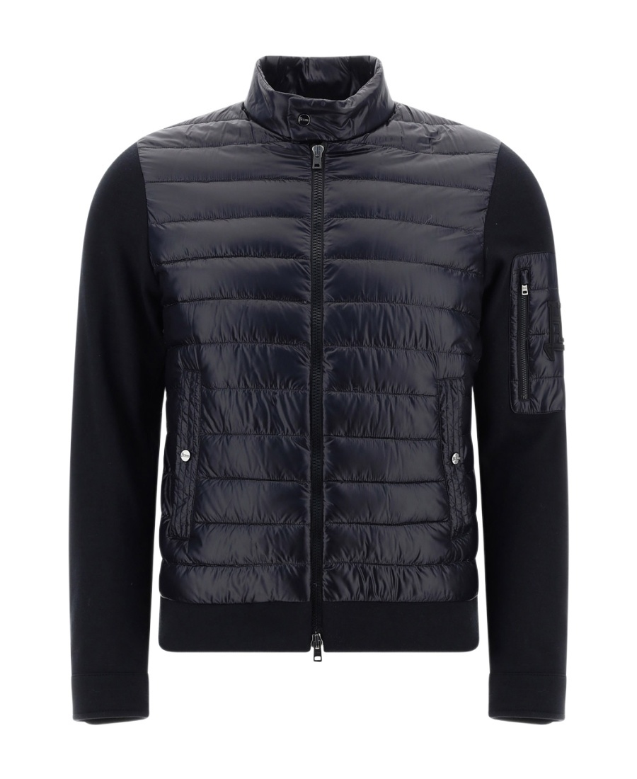 Herno Down-padded Bomber Jacket In Black