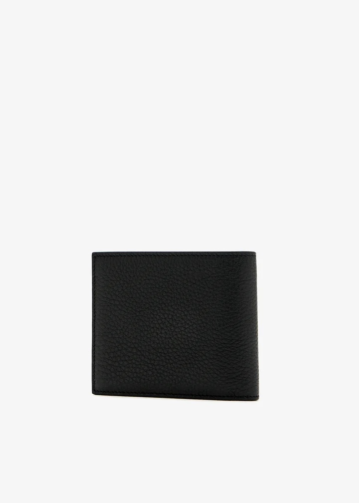Givenchy Textured Leather Wallet With Coin Pocket In Black