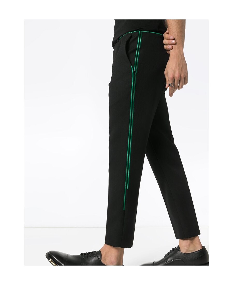 Haider Ackermann Side Striped Casual Pants In Black
