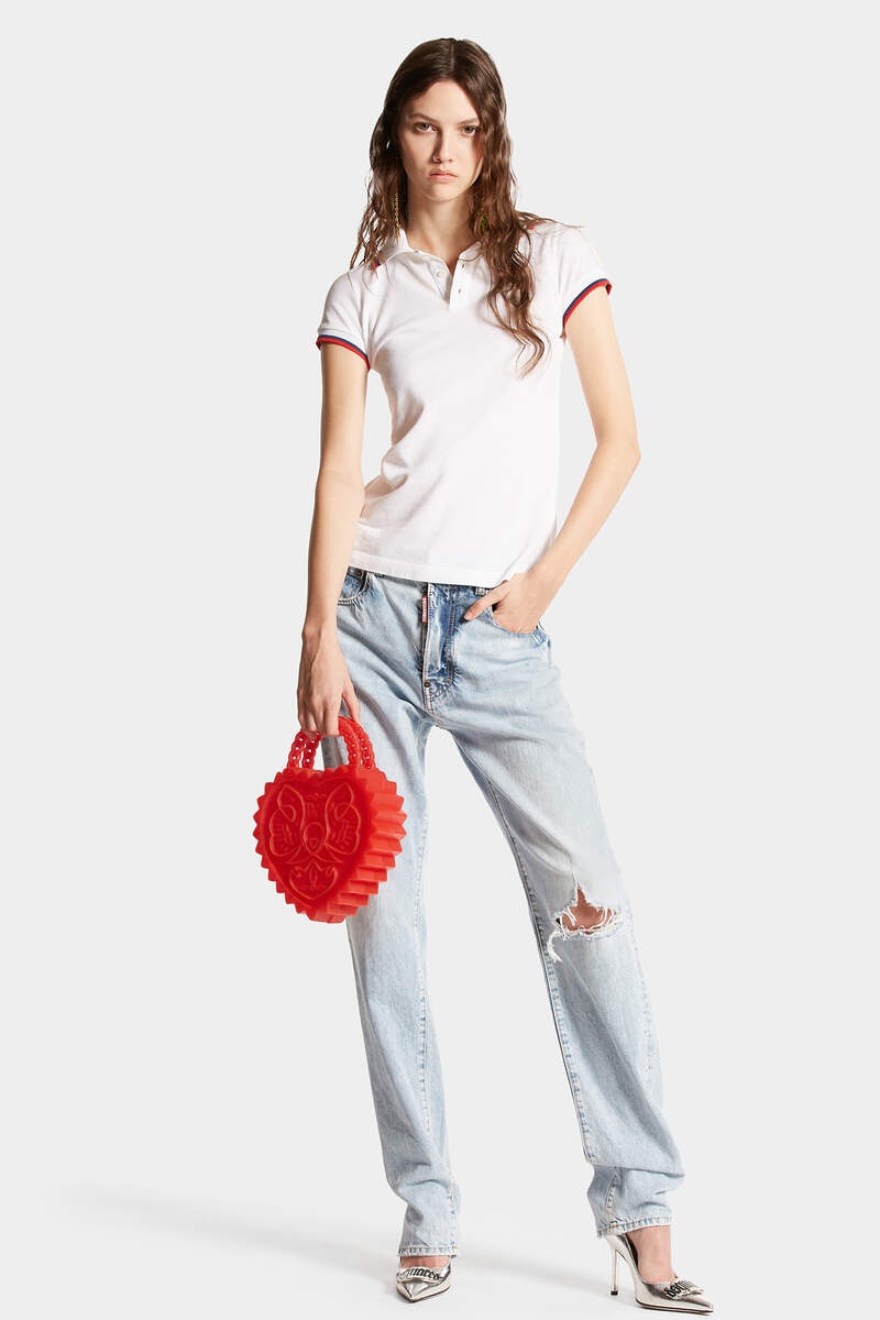 Dsquared2 Ripped-detail Slim-cut Jeans In Blue
