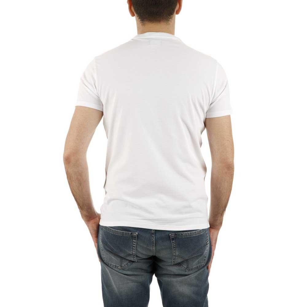 Armani Jeans Logo Details T-shirt In White