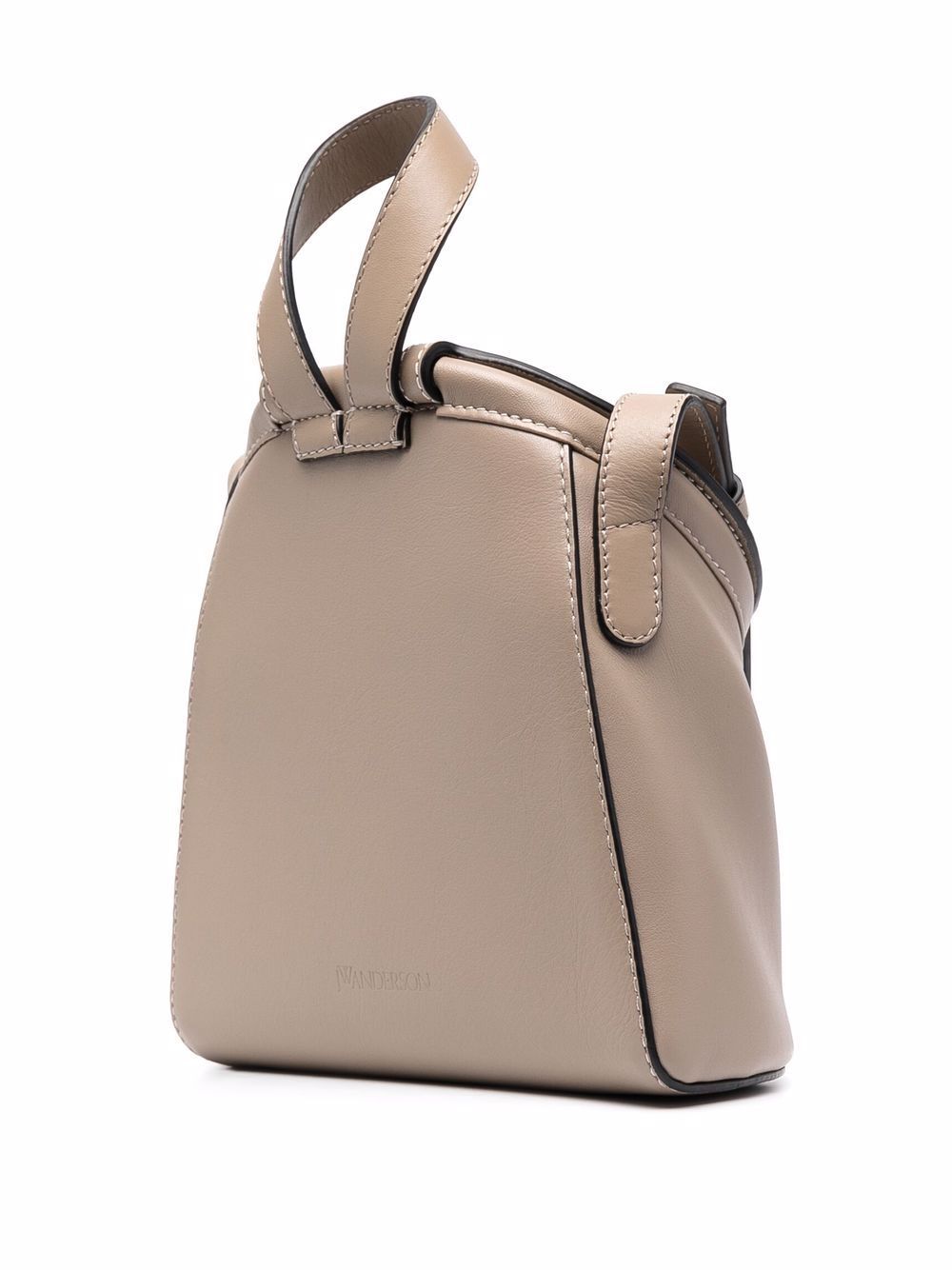 Jw Anderson Lid Bucket Bag In Nude