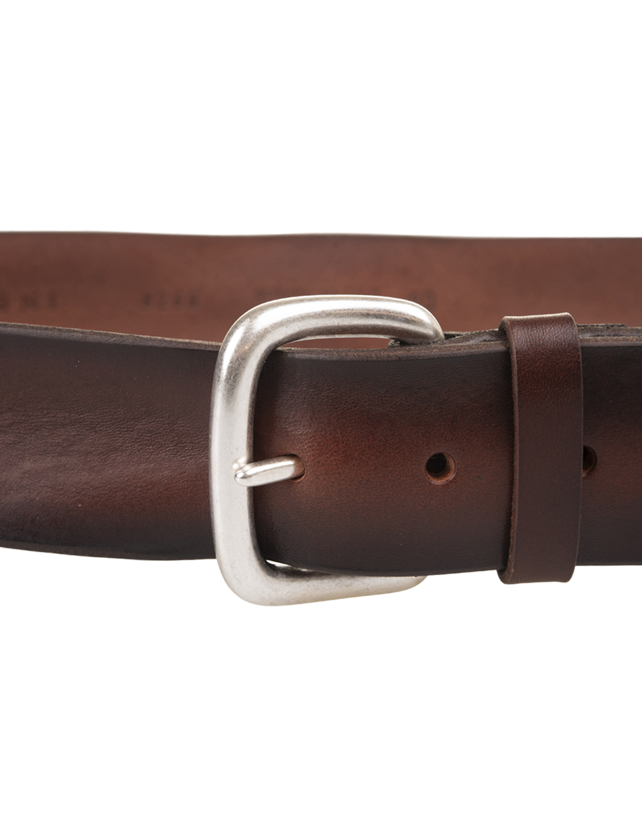 Orciani Burnt Leather Bull Soft Belt