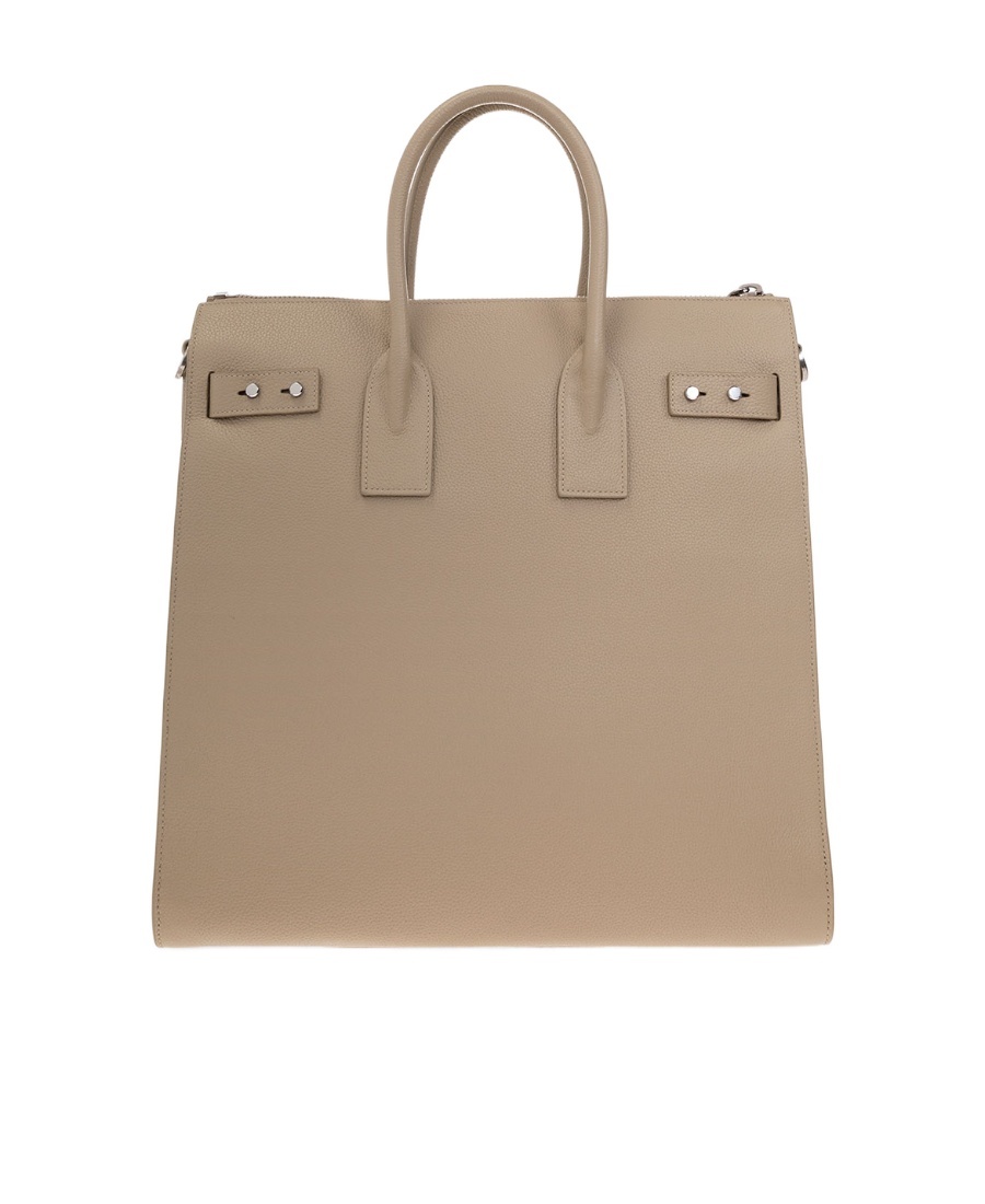 Saint Laurent Sac De Jour North/south In Grained Leather In Nude