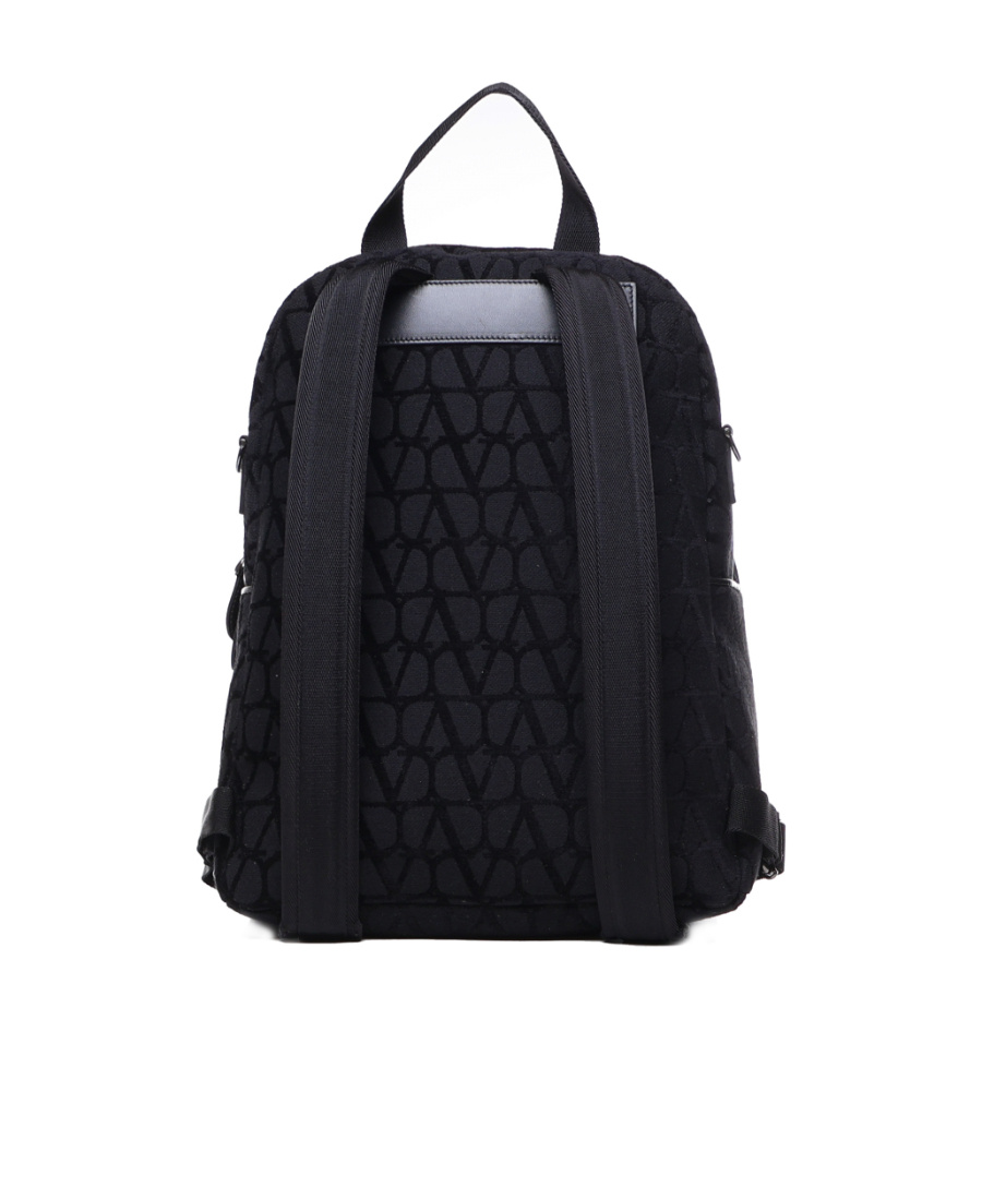 VALENTINO GARAVANI VALENTINO TOILE ICONOGRAPHE ZIP-UP BACKPACK