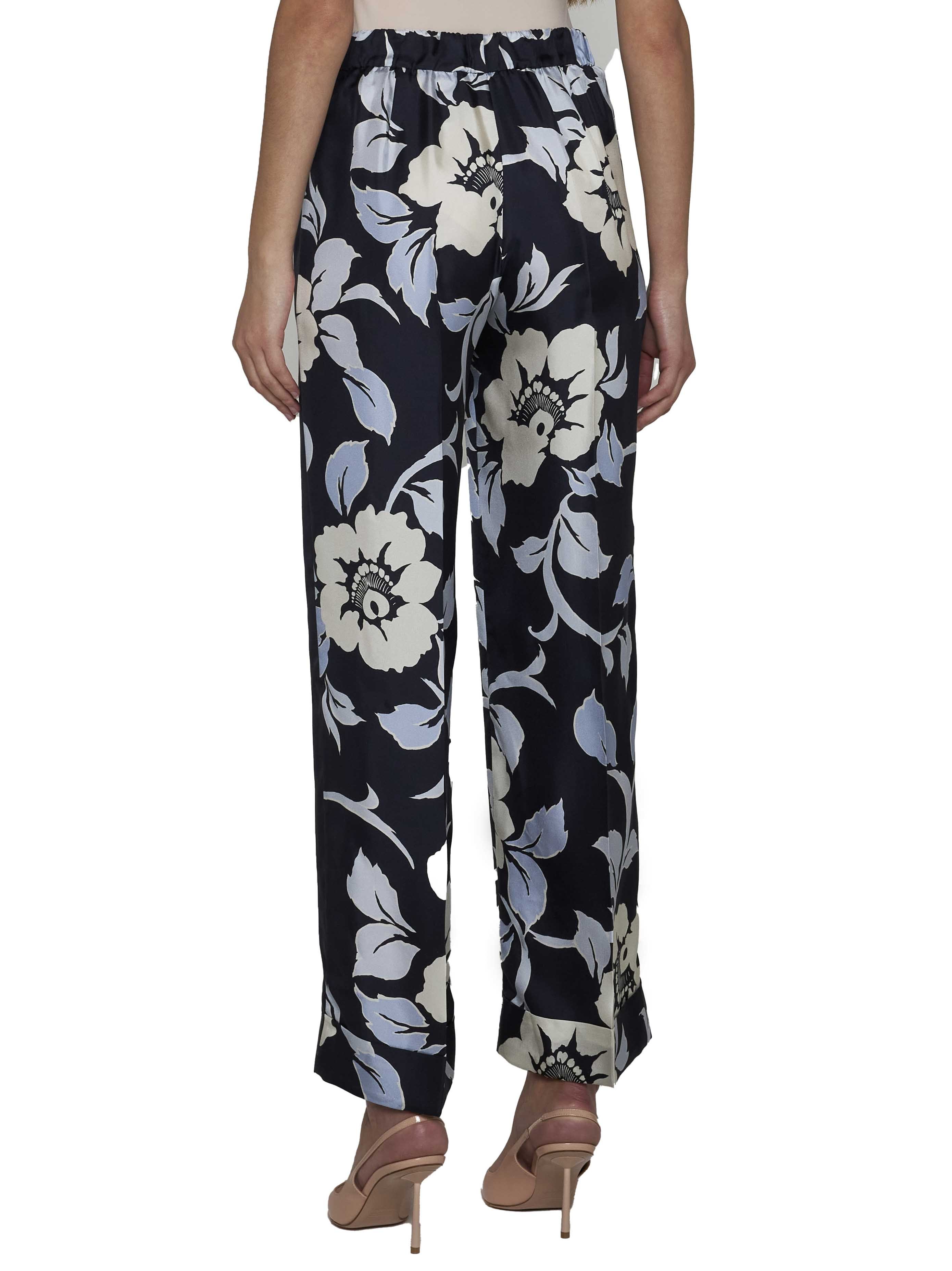 P.a.r.o.s.h P. A.r. O.s. H. Woman Pants Midnight Blue Size S Silk In Black