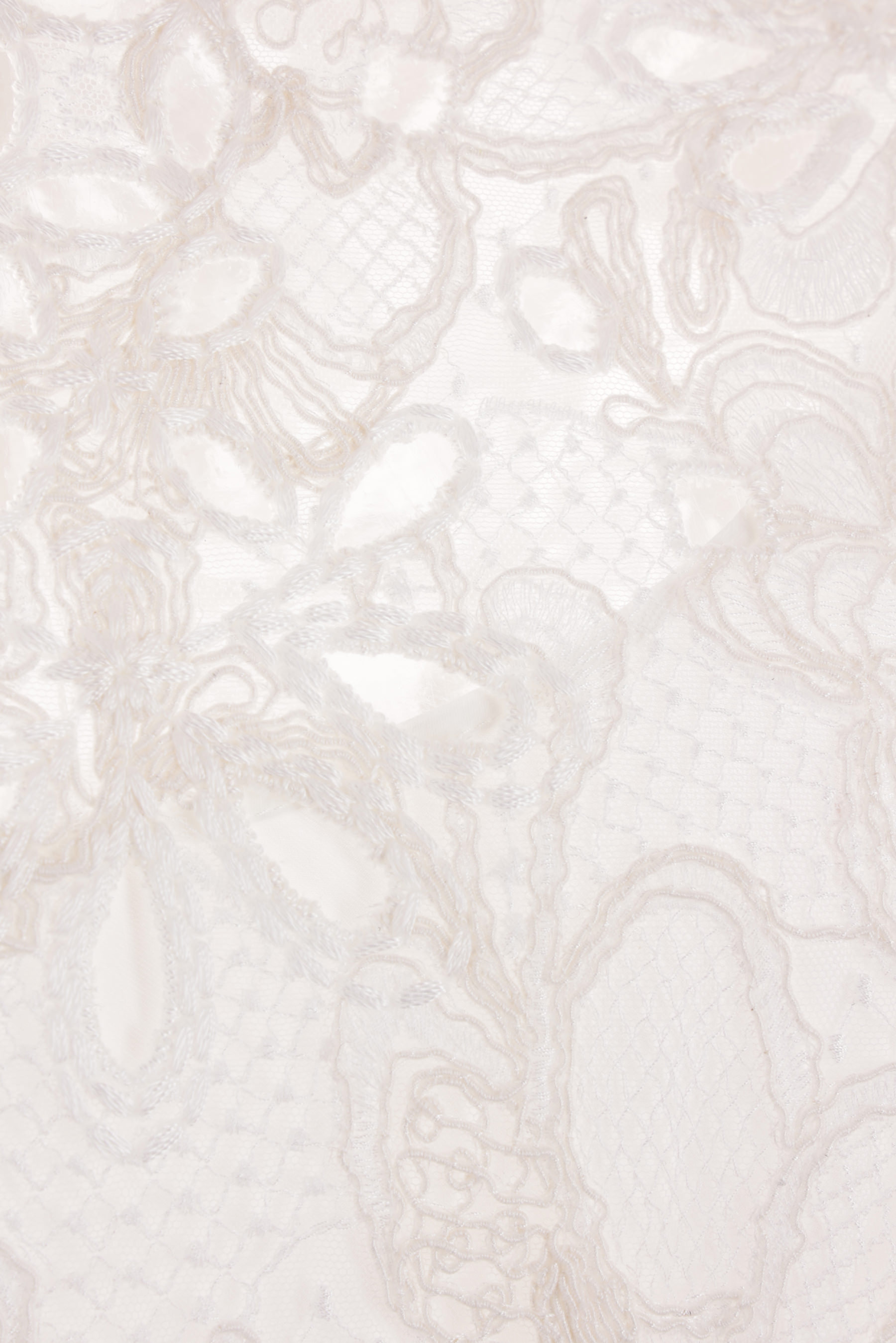 Ermanno Scervino Lace Mini Dress In White