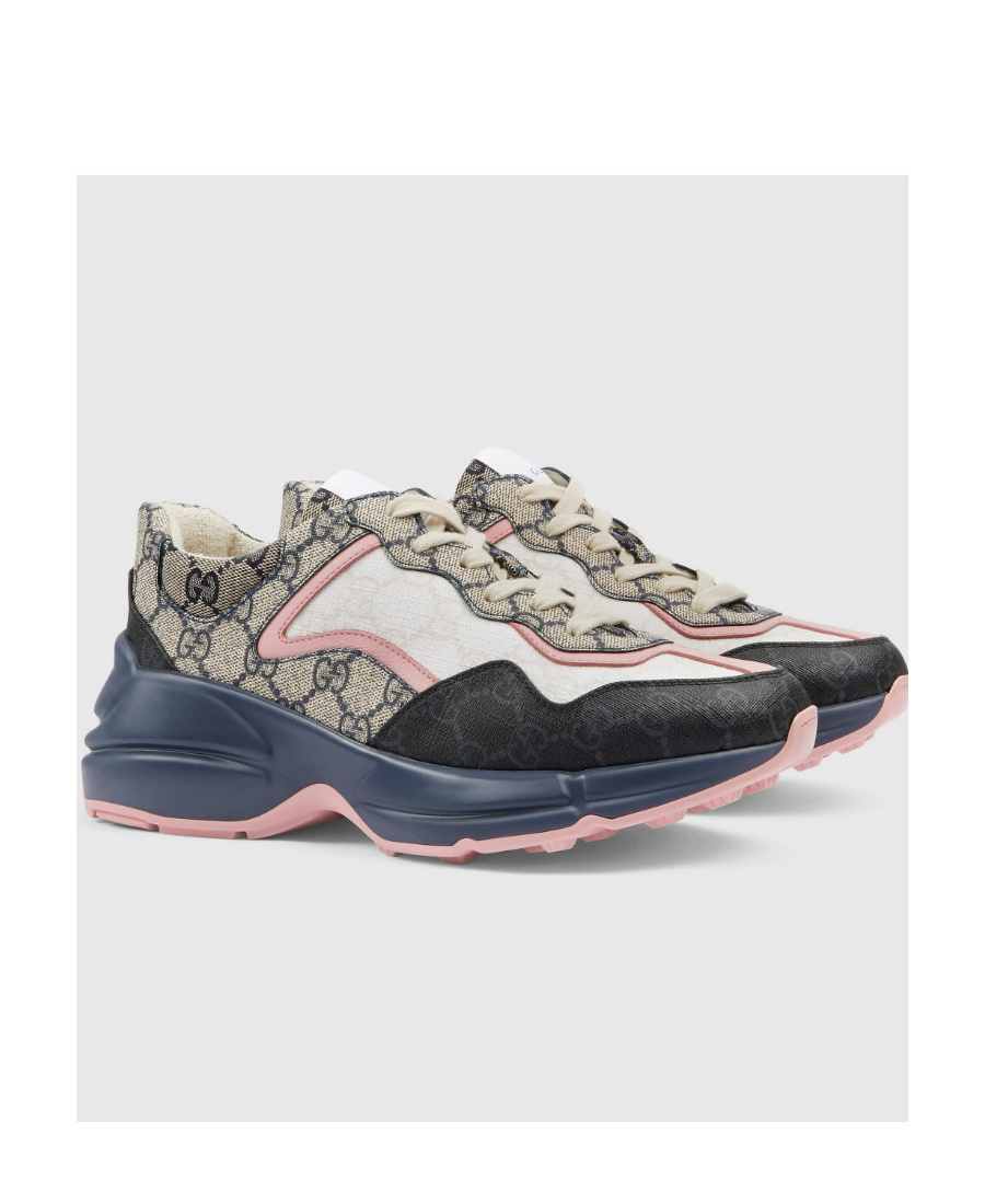 Gucci Gg Supreme Rhyton Sneakers In Multicolor