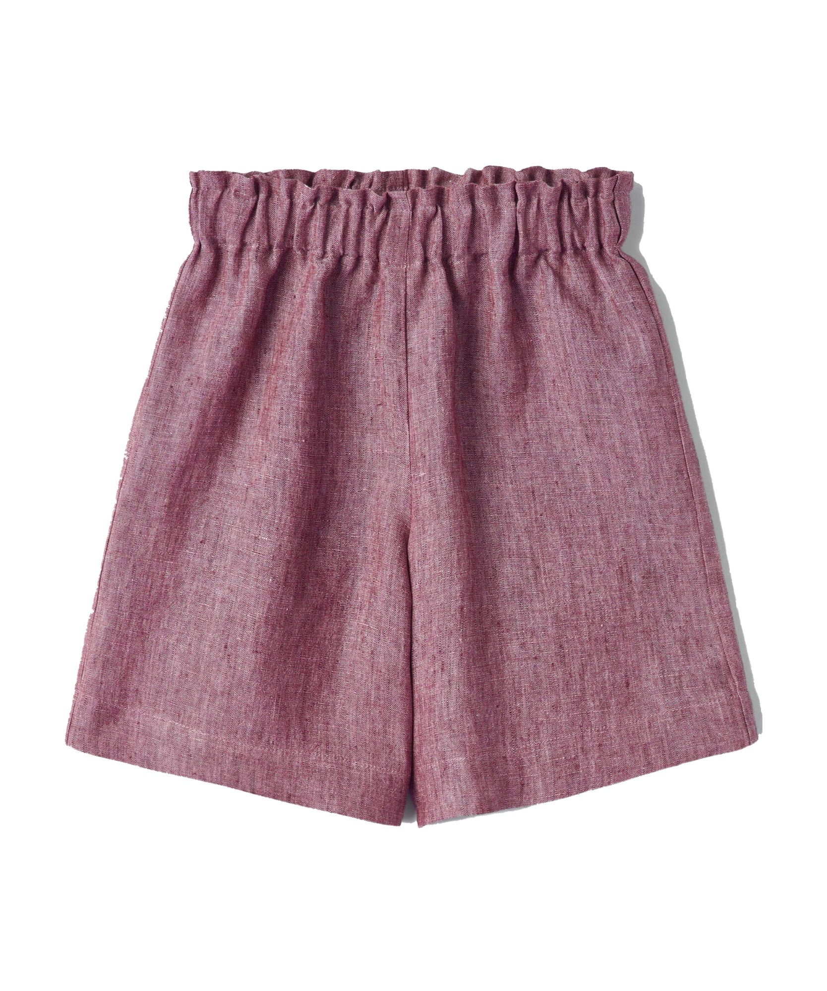 Il Gufo Elasticated-waist Linen Shorts In Gray
