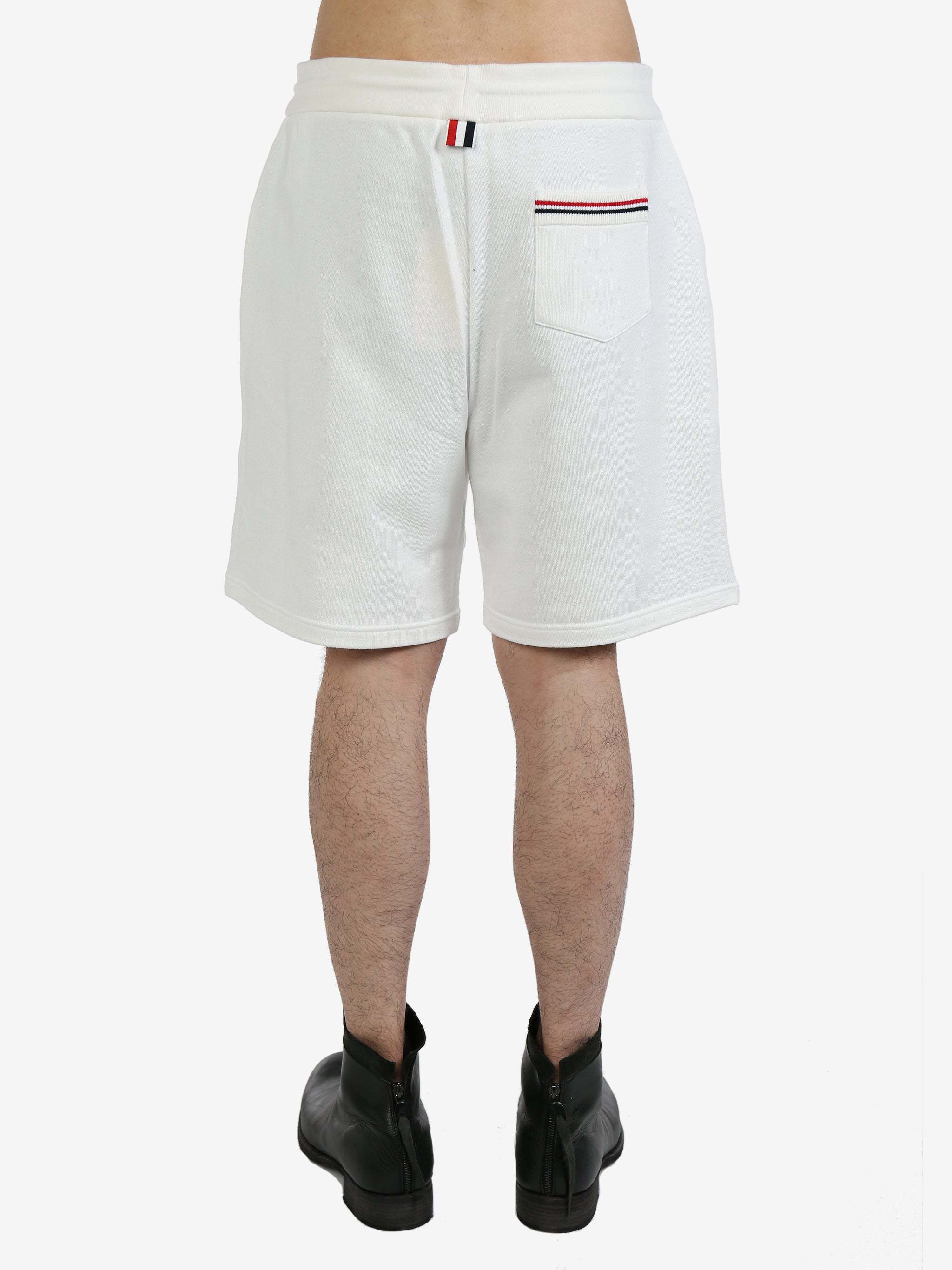Thom Browne Drawstring-fastening Shorts In White