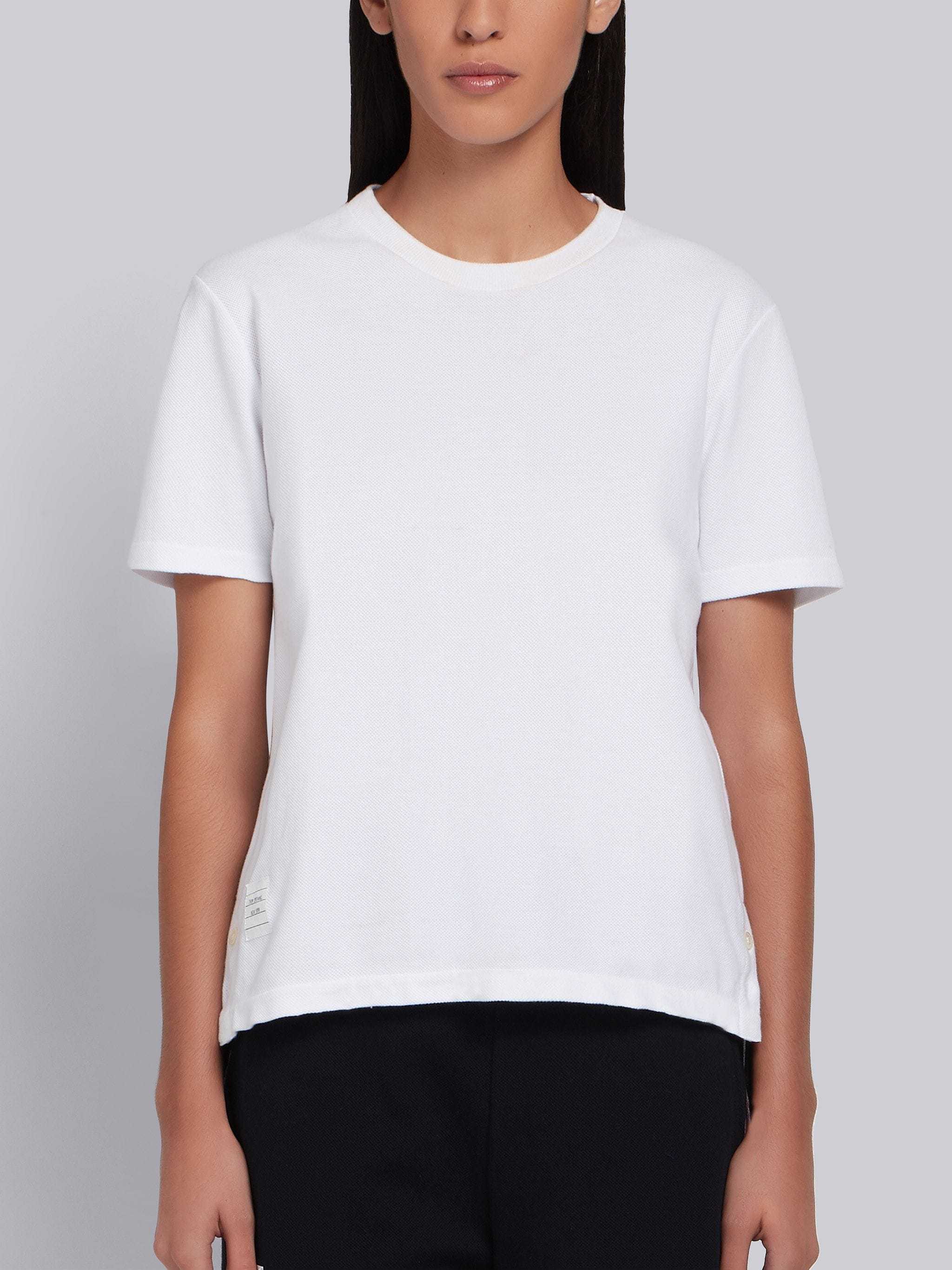 Thom Browne Rwb Stripe T In White