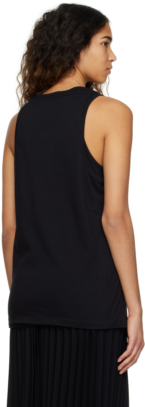 Mm6 Maison Margiela Spliced Vest In Black