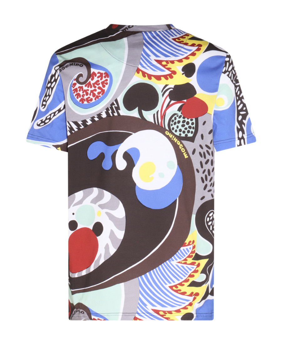 Moschino Round-necked T-shirt In Multicolor