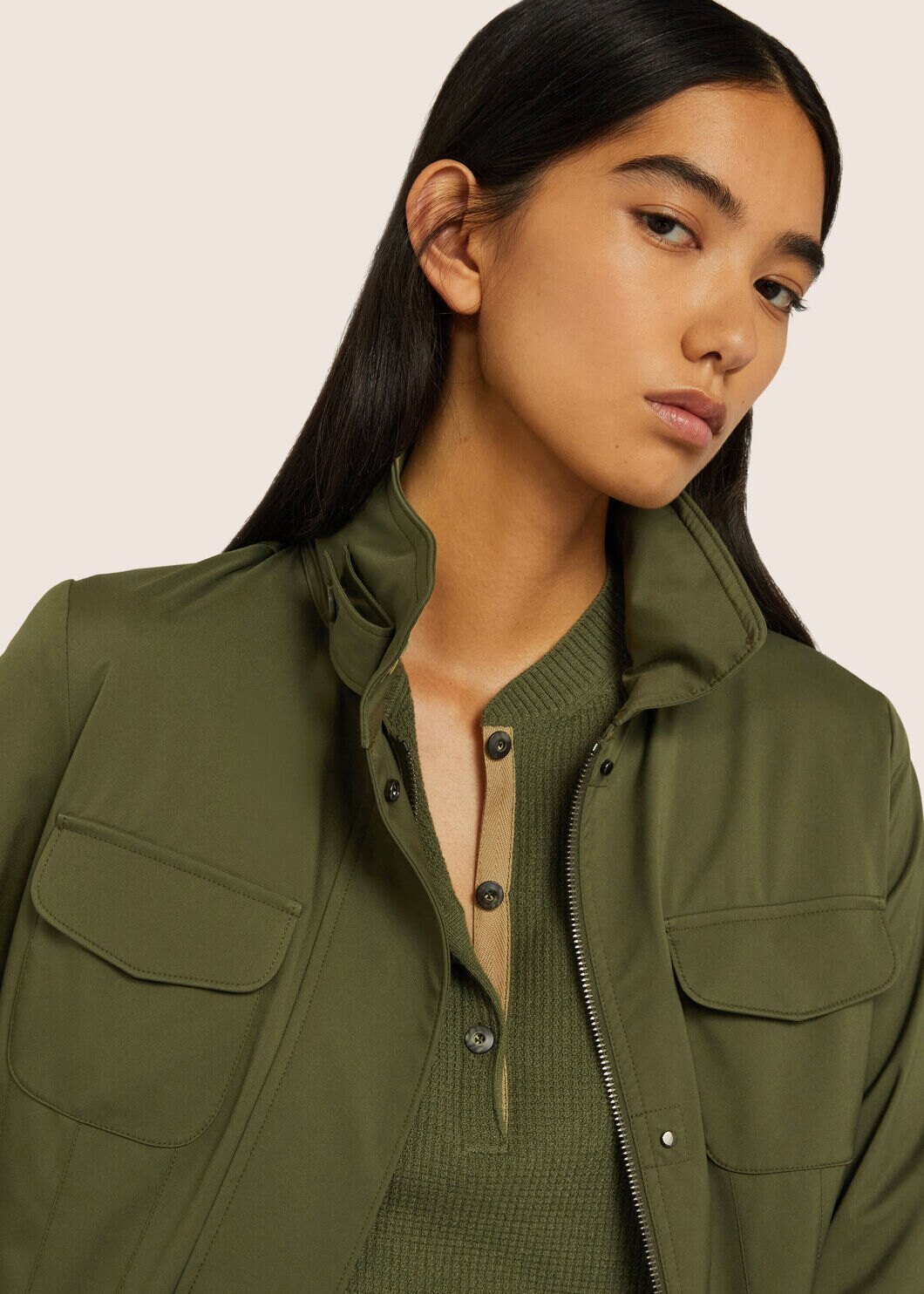Loro Piana Long-sleeved Double Opening And Closing Casual Jacket In Green
