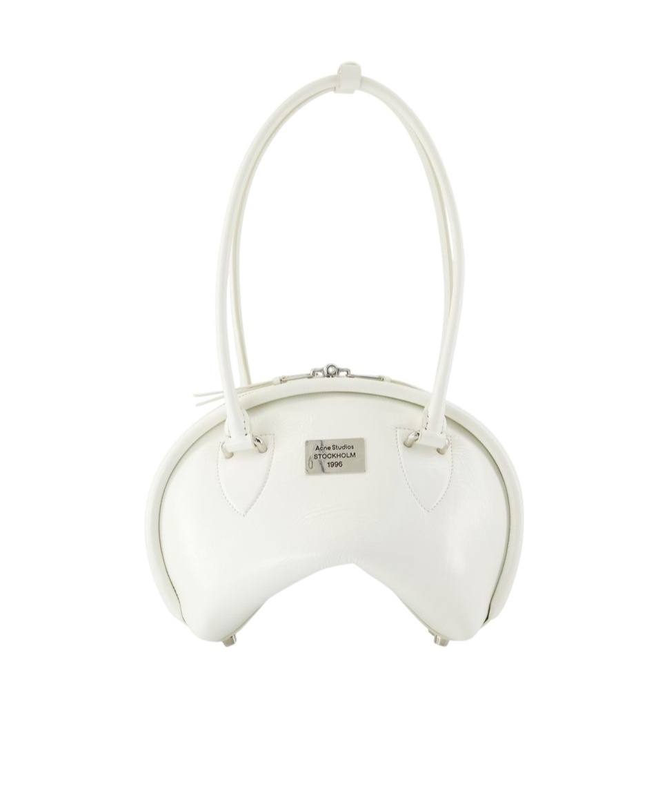 Acne Studios Bowlina Mini Shoulder Bag In White