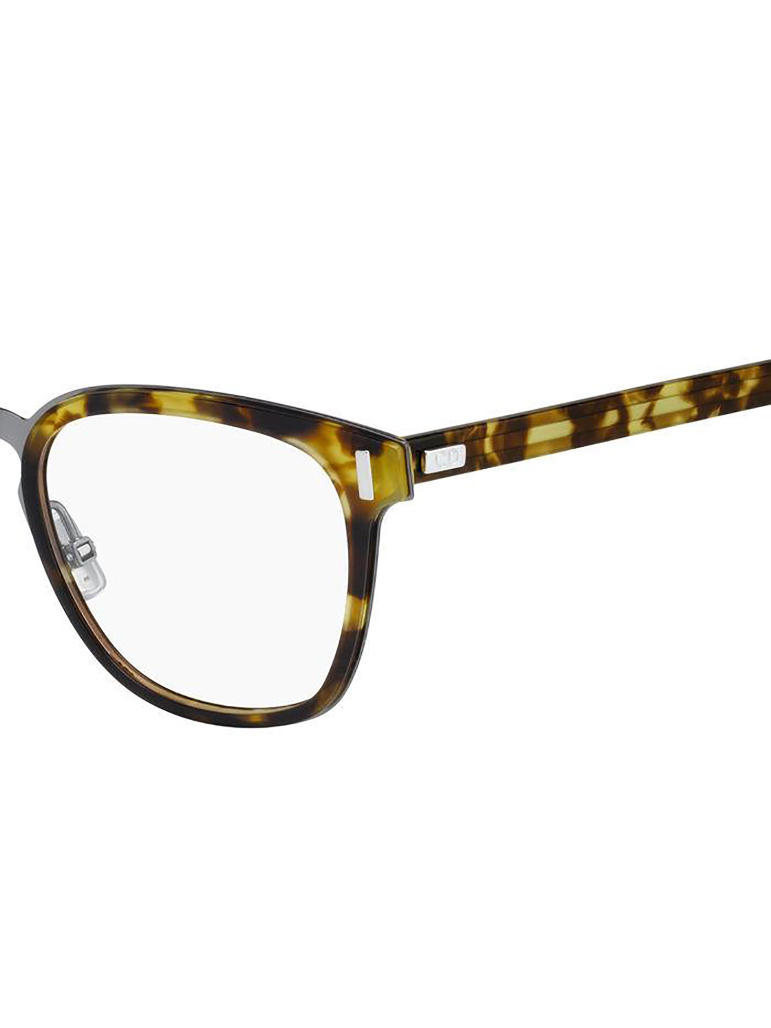 Dior Square-frame Tortoiseshell Effect Glasses In White