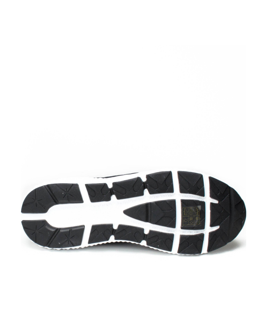 Ea7 Logo Details Casual Sports Shoes In Black