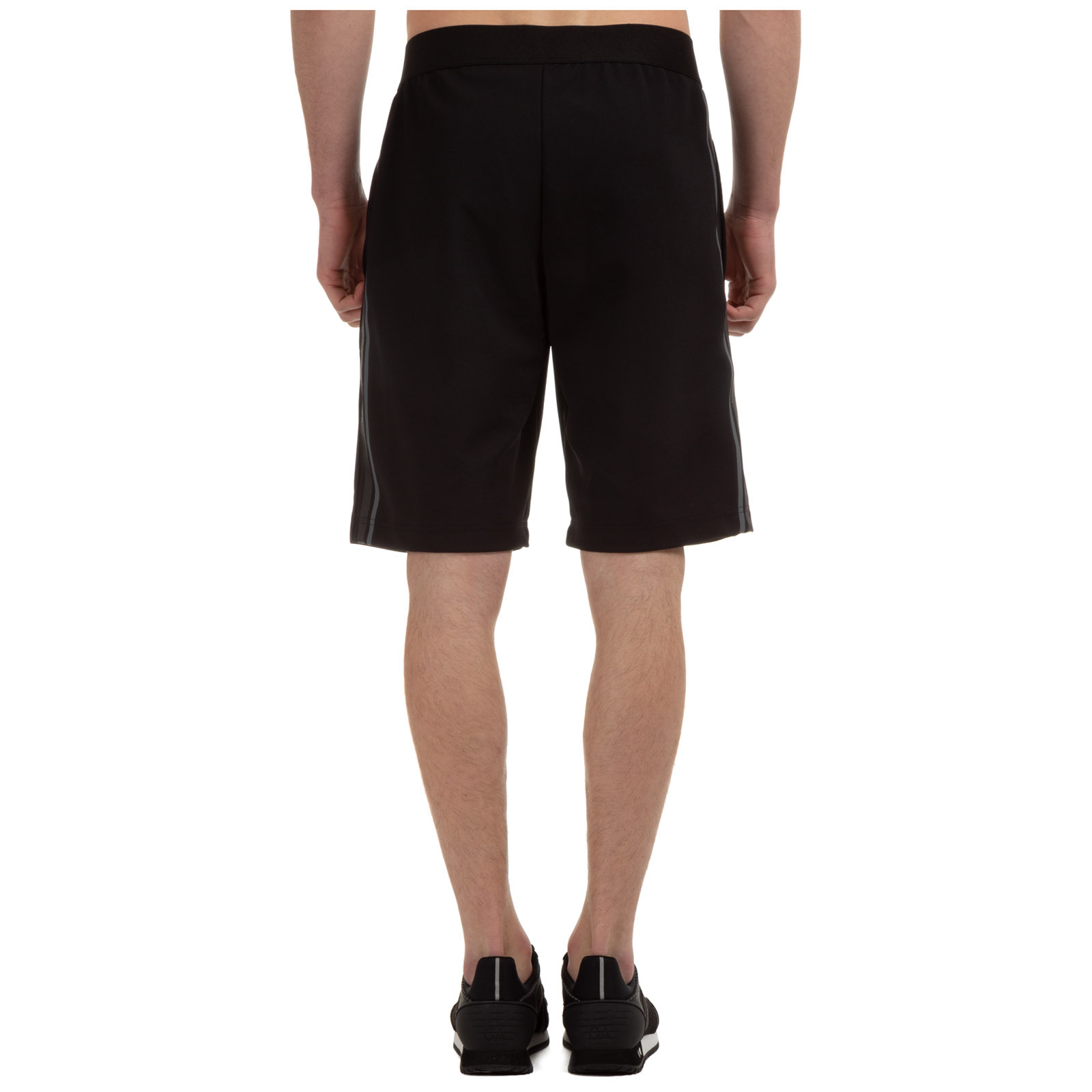 Ea7 Lace Up Shorts In Black