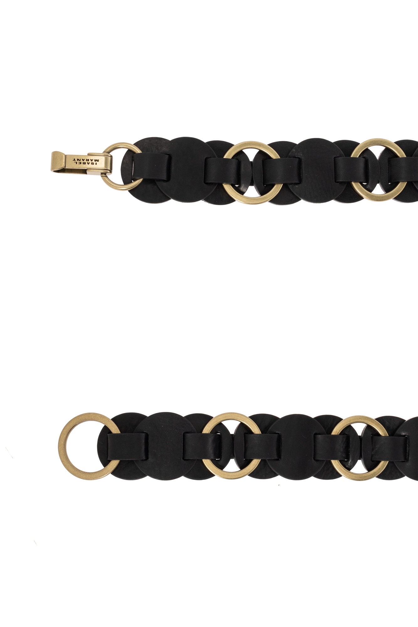 Isabel Marant Round Belt In Black