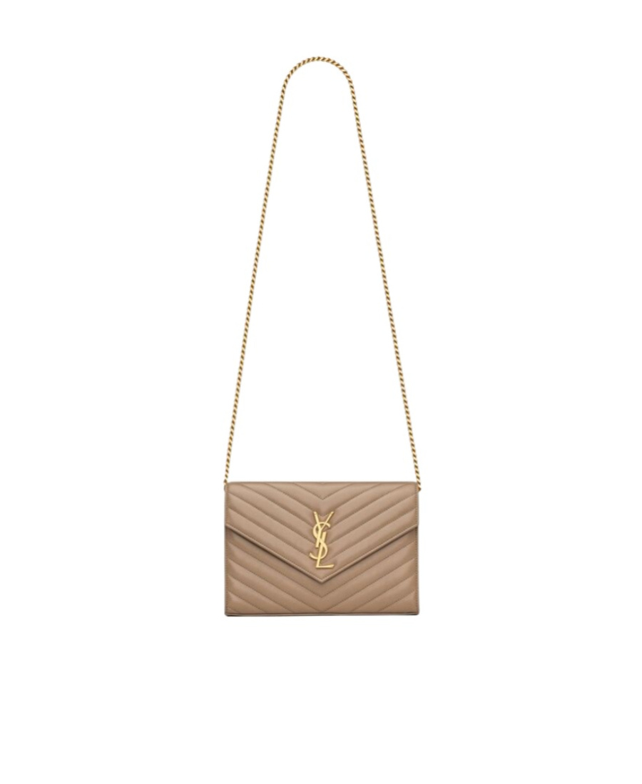 SAINT LAURENT CASSANDRE CHAIN WALLET IN LAMBSKIN