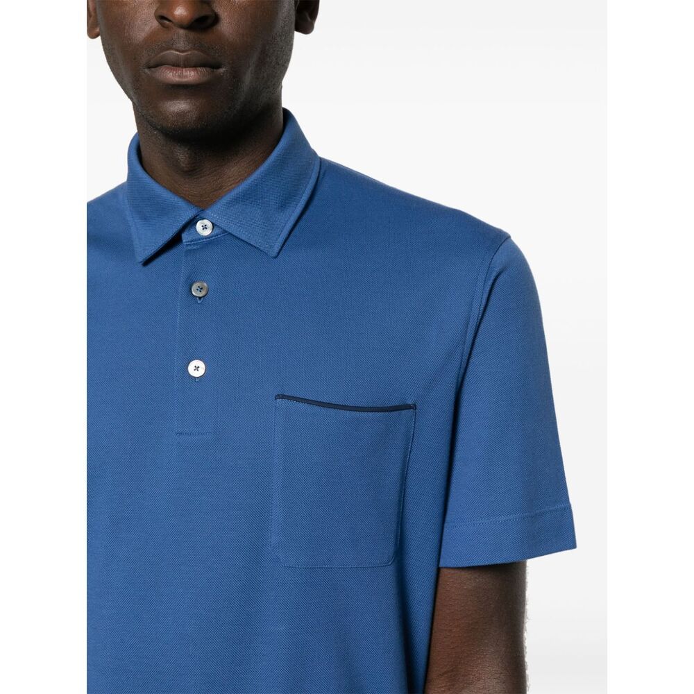 ZEGNA COTTON PIQUÉ POLO SHIRT 