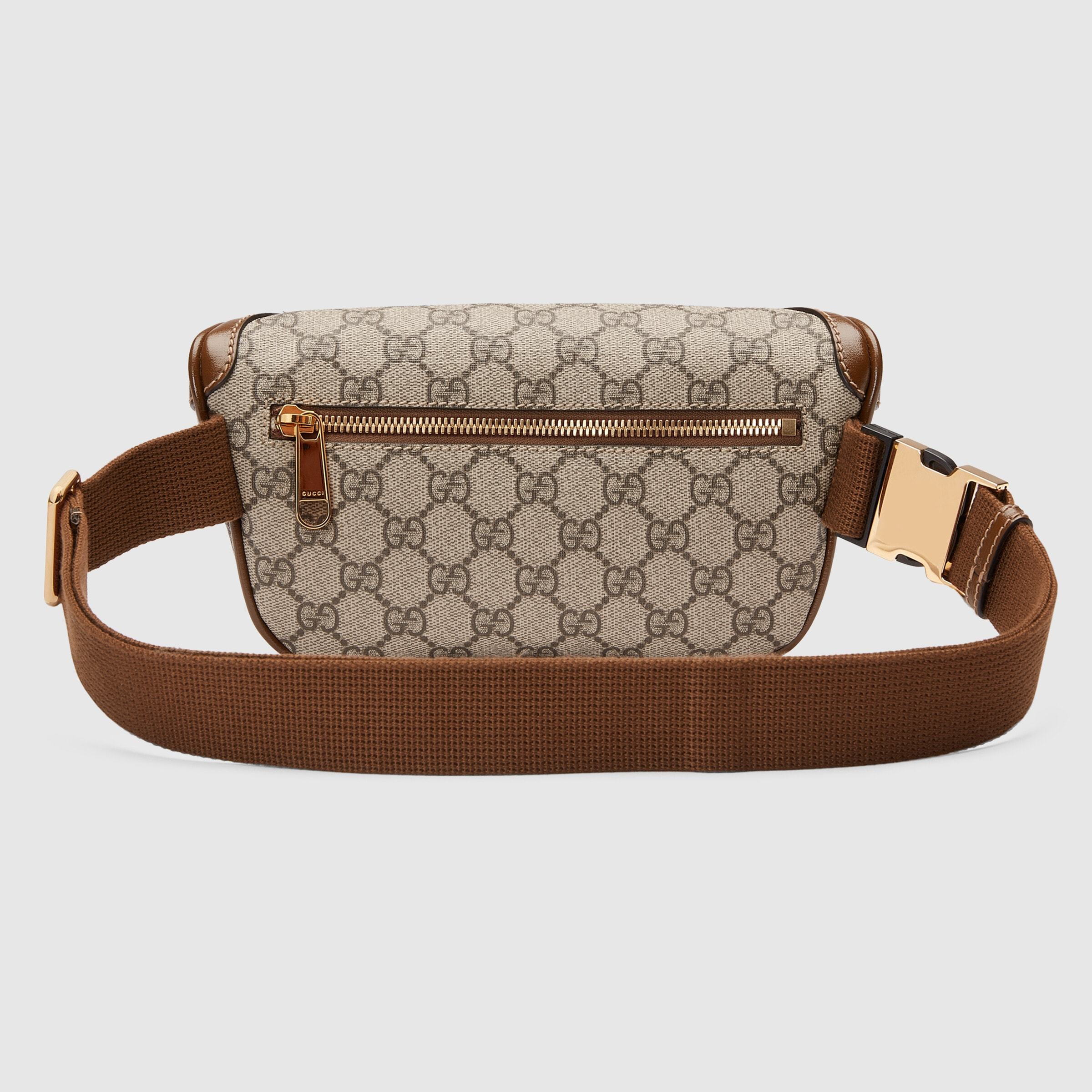 Gucci Interlocking G Belt Bag In Brown