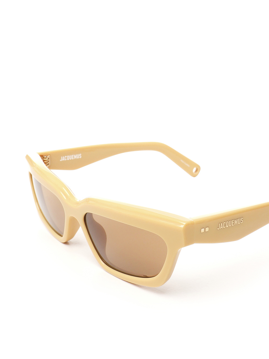 Jacquemus Full Frame Sunglasses In Nude