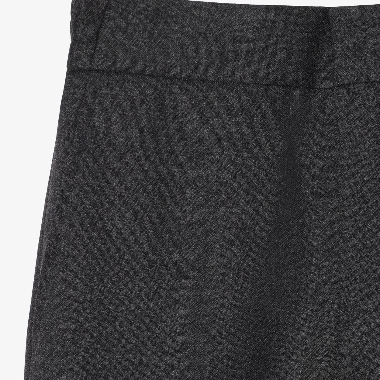 Burberry Long-leg Wool Trousers In Black