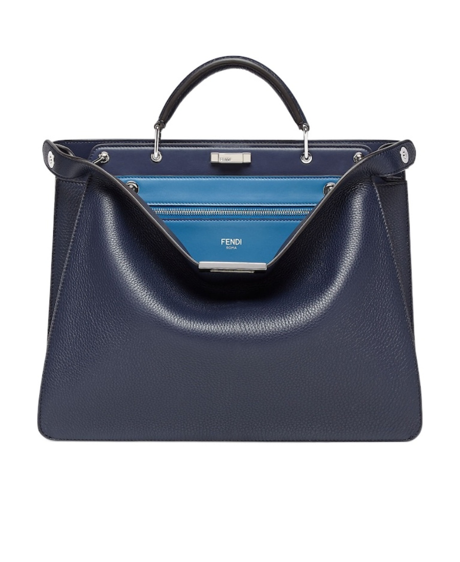 Fendi Peekaboo Iseeu Medium Tote Bag In Blue